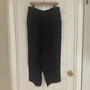 Talbots Pure Silk Wide Leg Plus Size Dress Pants
